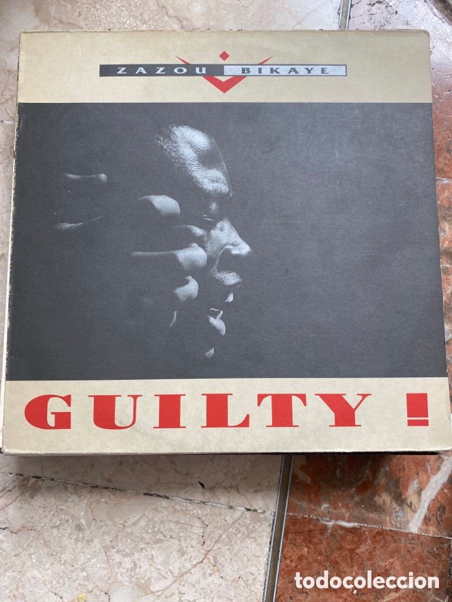 Discos de vinilo: ZAZOU BIKAYE - GUILTY LP SPAIN - Foto 1
