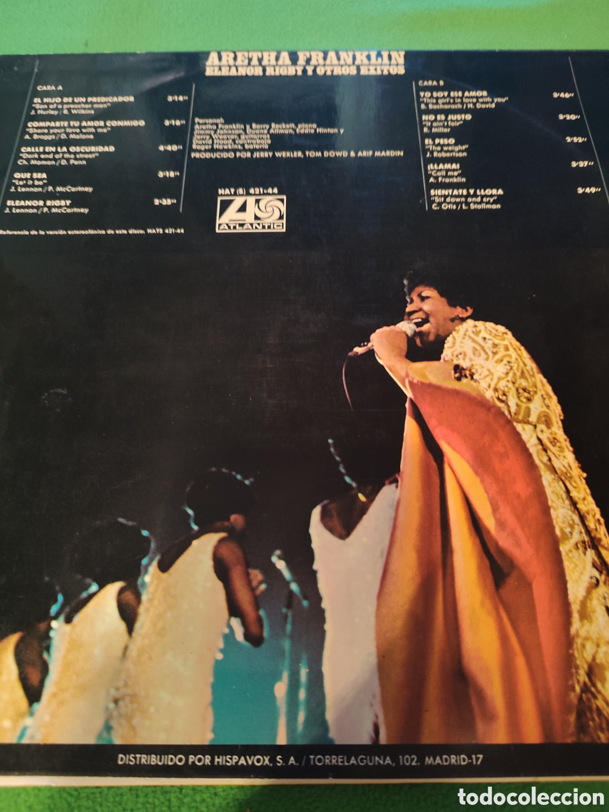 Discos de vinilo: Aretha Franklin - Eleanor Rigby y otros &eacute;xitos - Foto 2