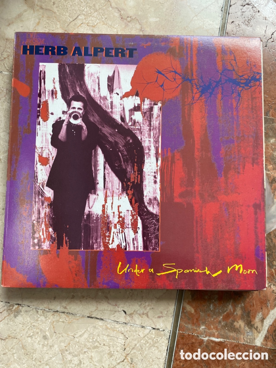 Discos de vinilo: HERB ALPERT - UNDER A SPANISH MOON SPAIN 1988 - Foto 1