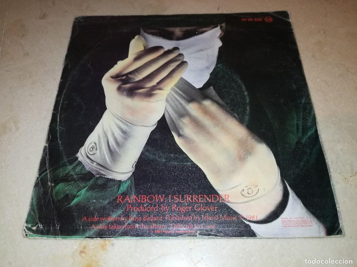 Discos de vinilo: RAINBOW-I SURRENDER-ORIGINAL ESPA&Ntilde;OL 1981 - Foto 2