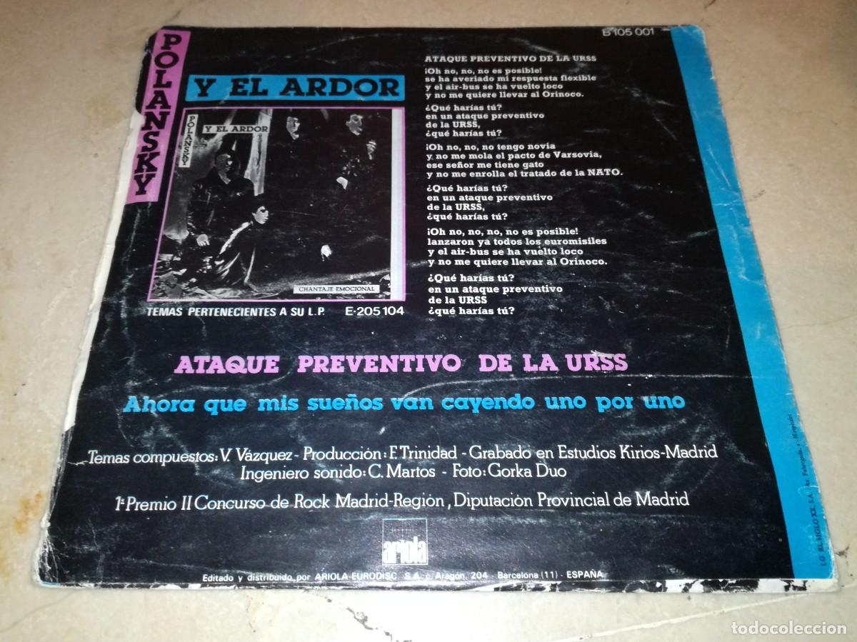 Discos de vinilo: POLANSKY Y EL ARDOR-ATAQUE PREVENTIVO DE LA URSS - Foto 2