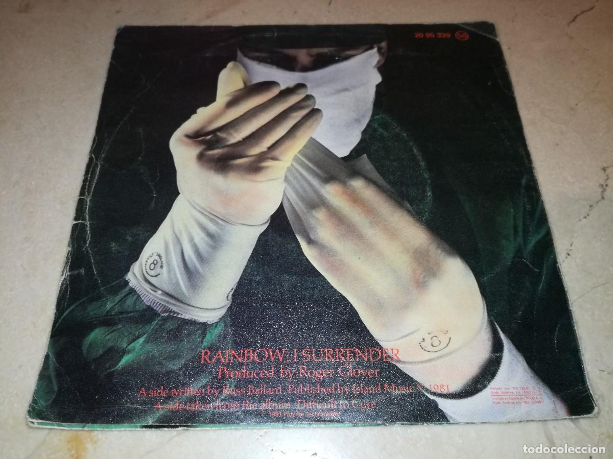 Discos de vinilo: RAINBOW-I SURRENDER-ORIGINAL ESPA&Ntilde;OL 1981 - Foto 2