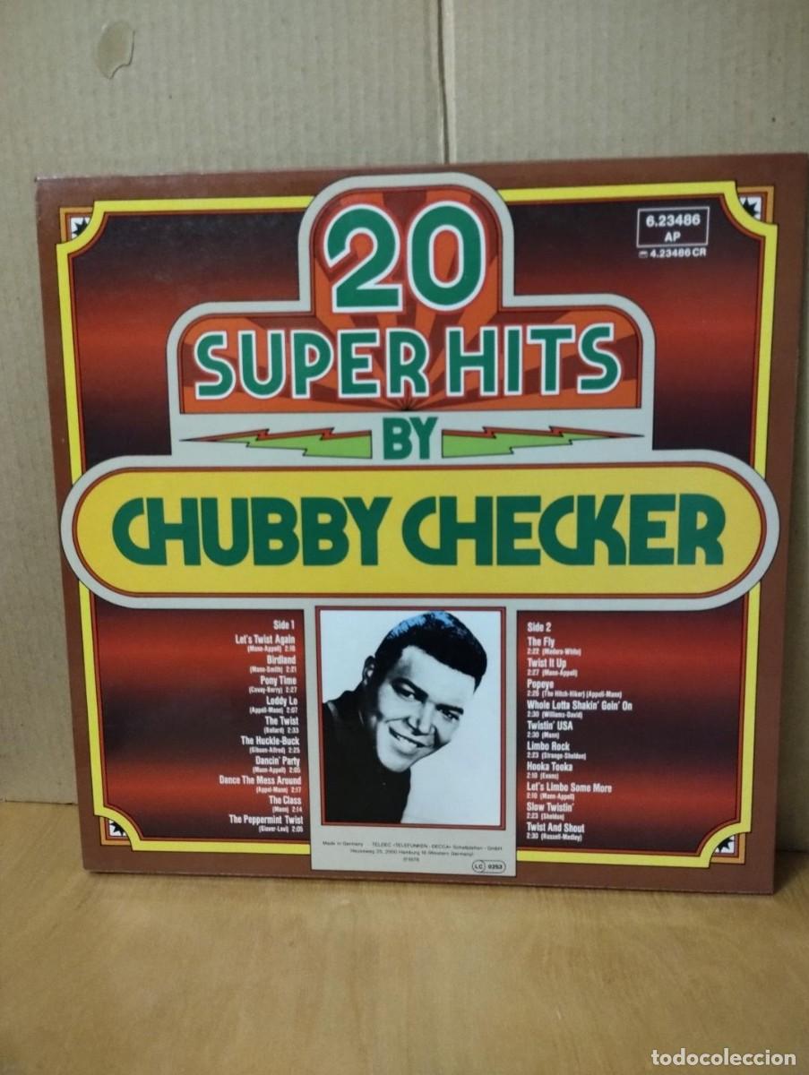 Discos de vinilo: CHUBBY CHECKER ---- 20 SUPER HITS - Foto 2