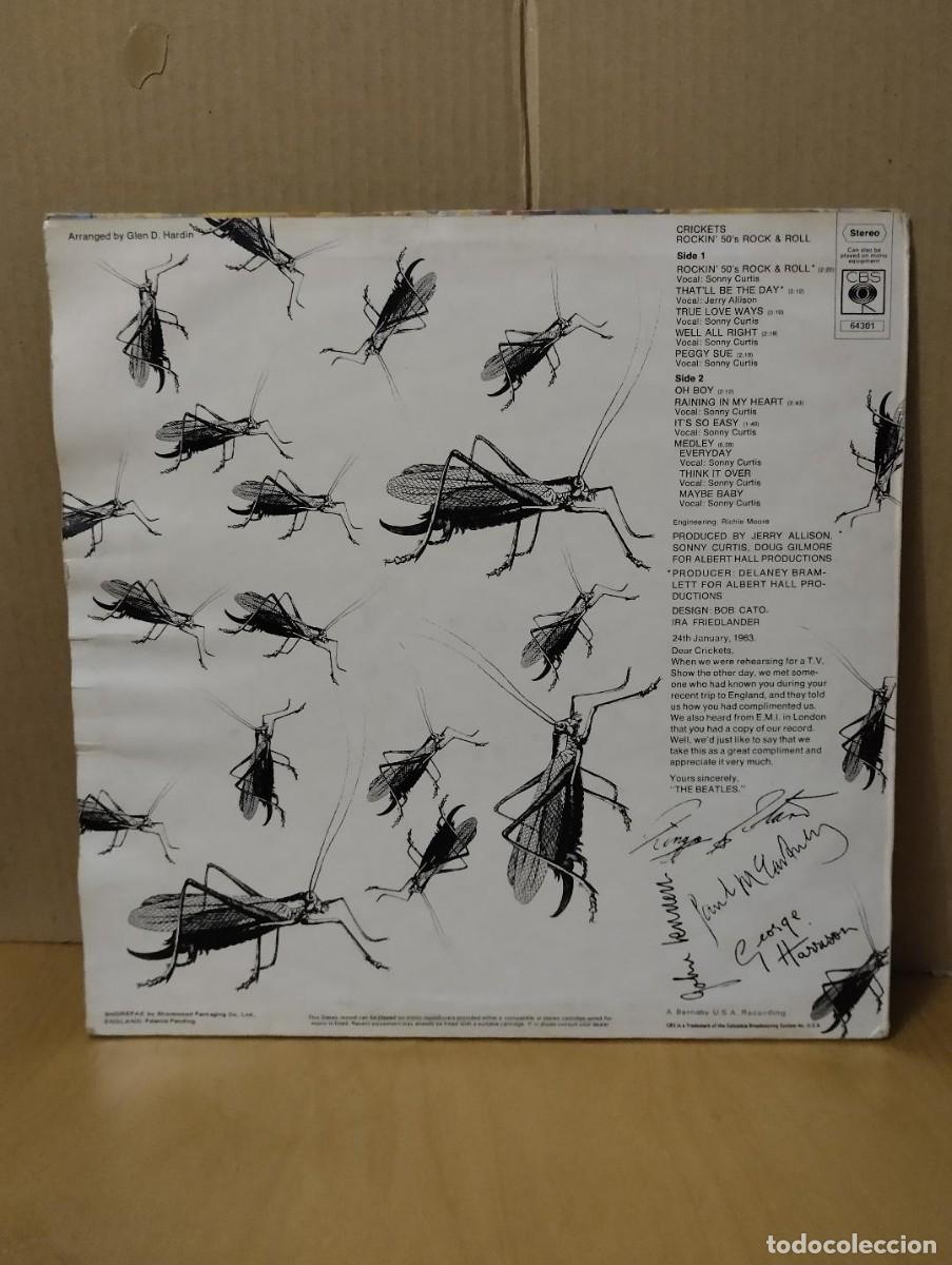 Discos de vinilo: THE CRICKETS --- ROCKIN&acute;50&acute;ROCK N&acute;ROLL - Foto 2