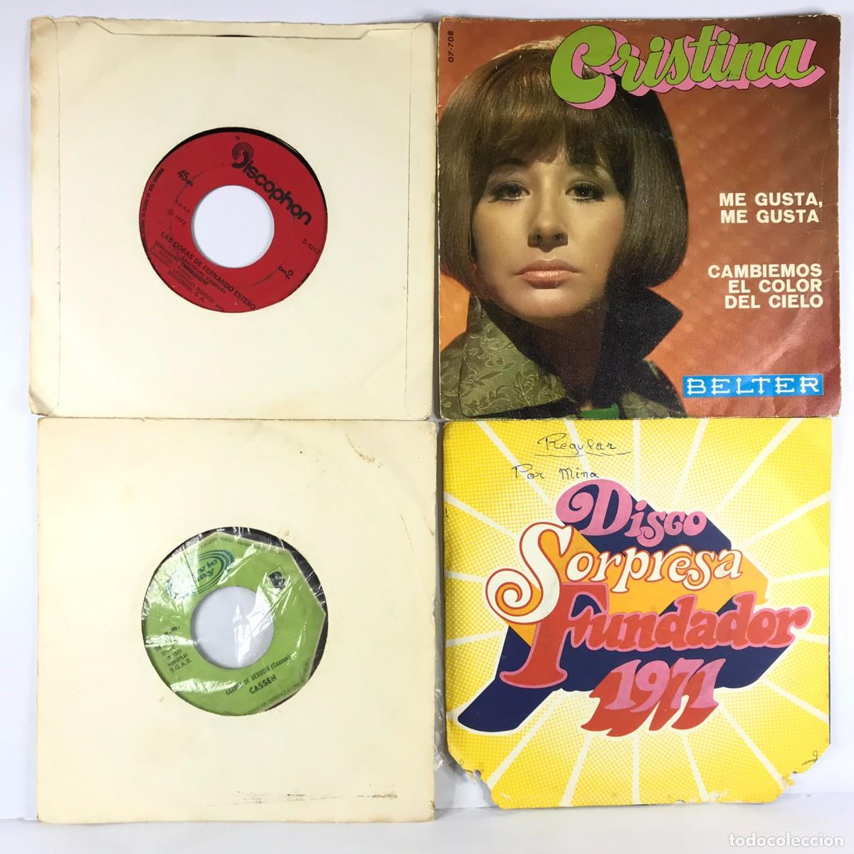 Discos de vinil: Liquidaci&oacute;n / Restos de Almac&eacute;n ● Lote 52 ● 4 x Single 45 rpm Set