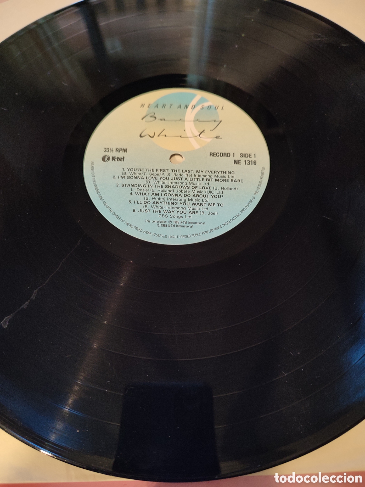 Discos de vinilo: Barry White - Heart and Soul - Foto 5