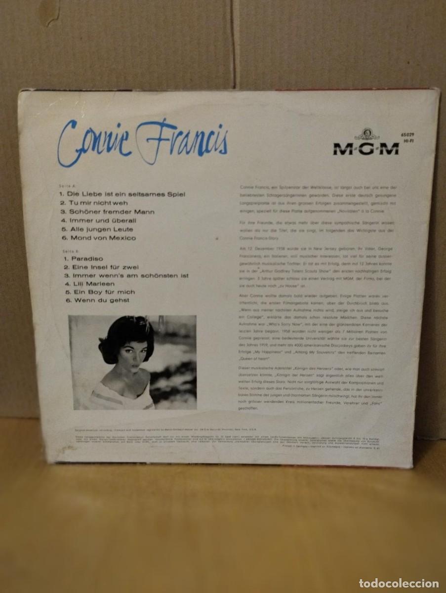 Discos de vinilo: CONNIE FRANCIS ---- SAME - Foto 2