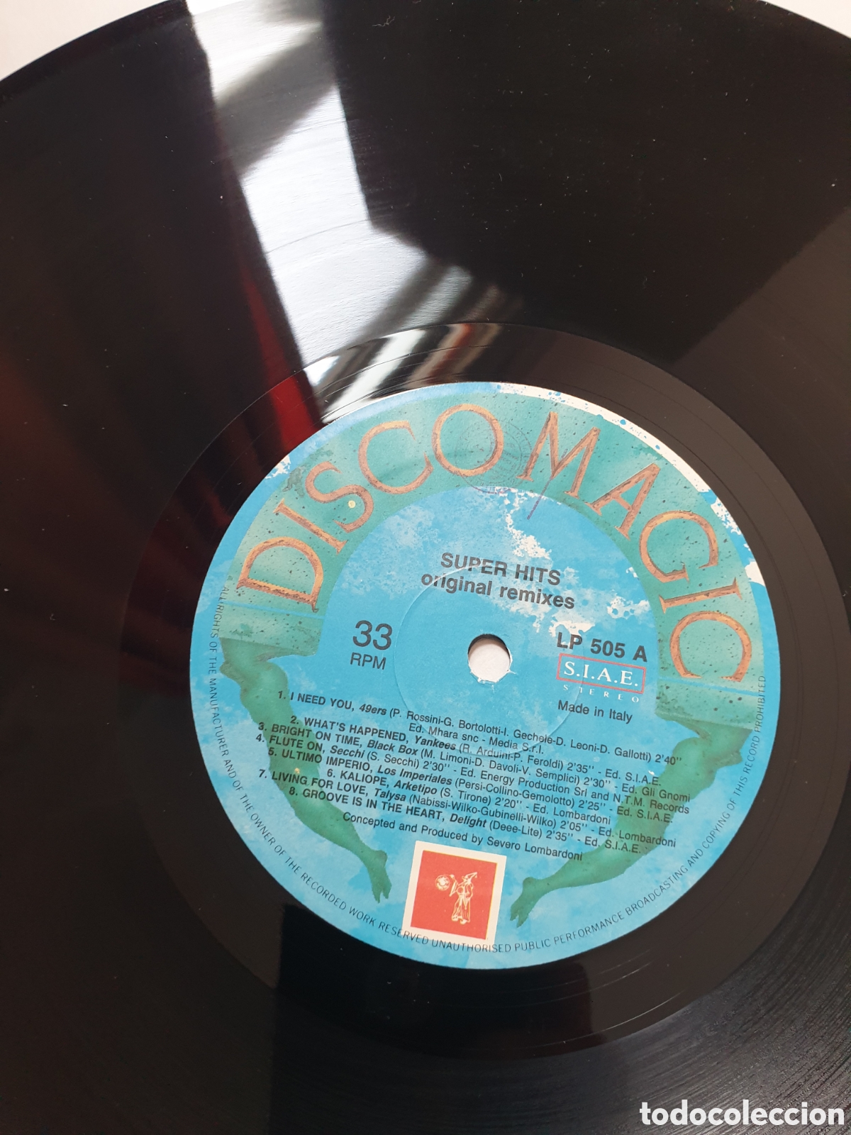 Discos de vinilo: Super hits. Music for dee jay. Vol. 1 - Foto 3