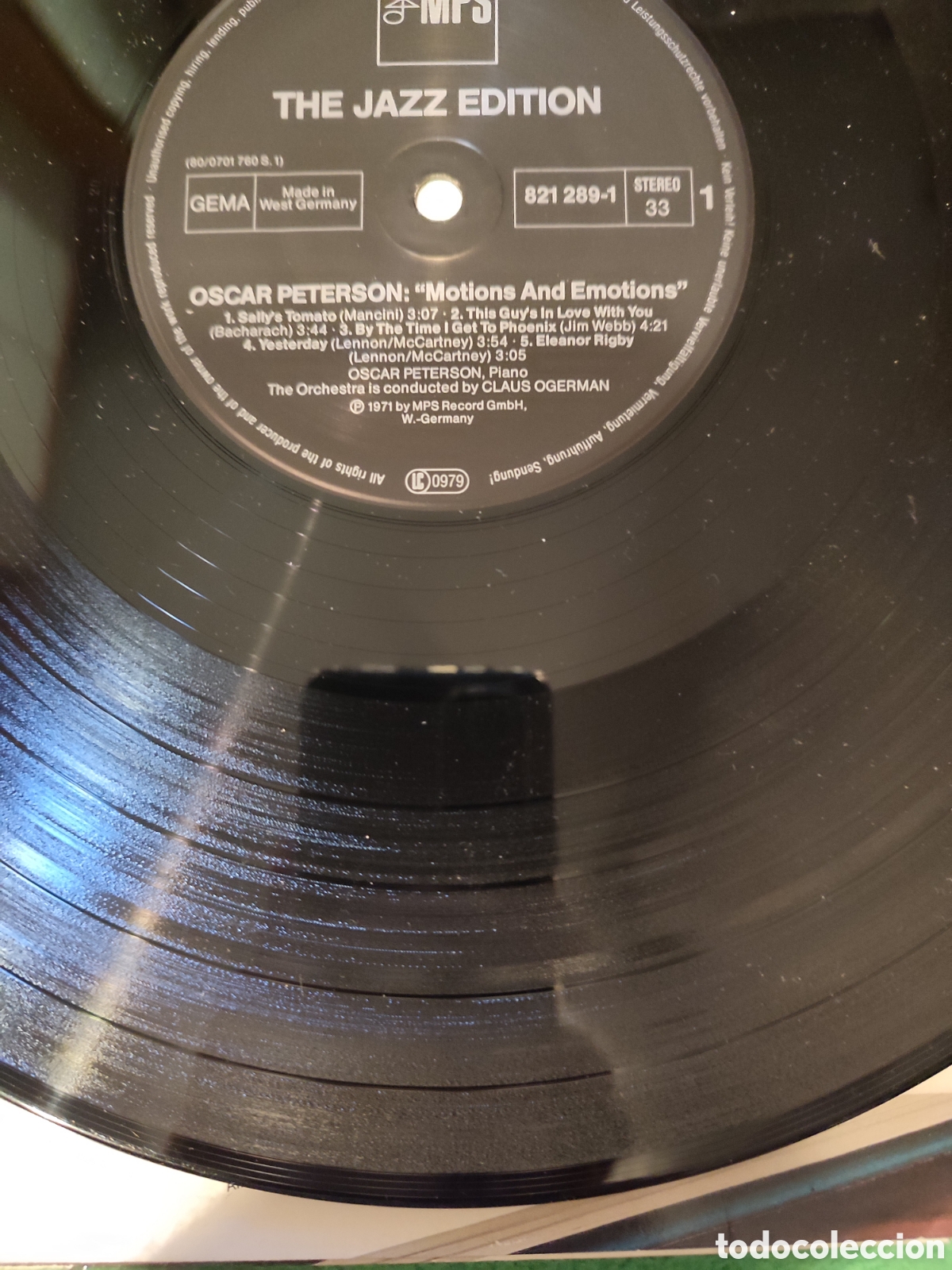 Discos de vinilo: &Oacute;scar Peterson - Motion & Emotions - Foto 3
