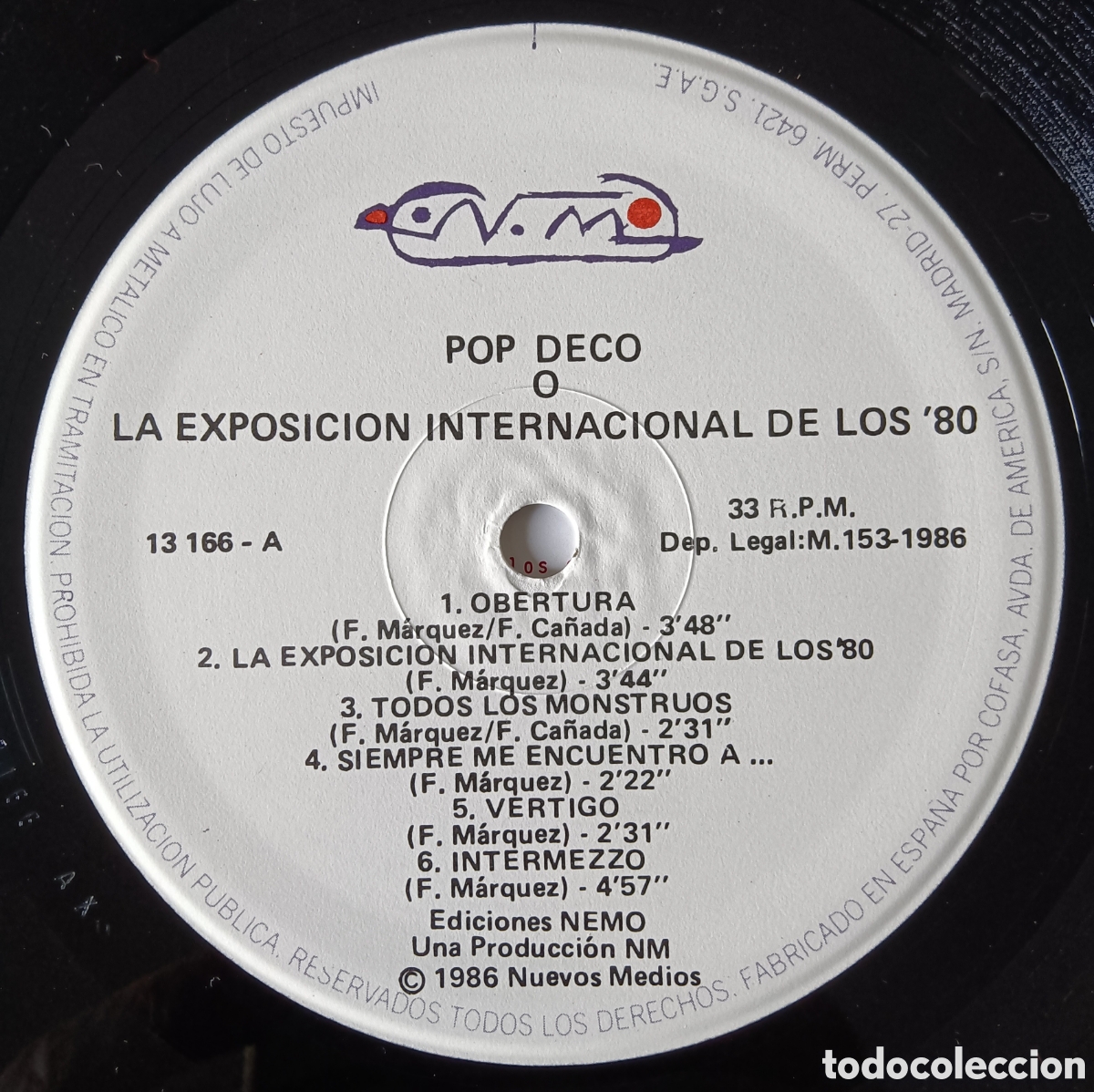 Discos de vinilo: Pop Deco - La Exposici&oacute;n Internacional de los 80, 1986 - Foto 5