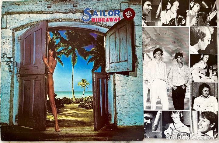 Discos de vinilo: SAILOR. HIDEWAY. LP ORIGINAL HOLANDA 1978 CBS CON FUNDA INTERIOR LETRAS - Foto 1