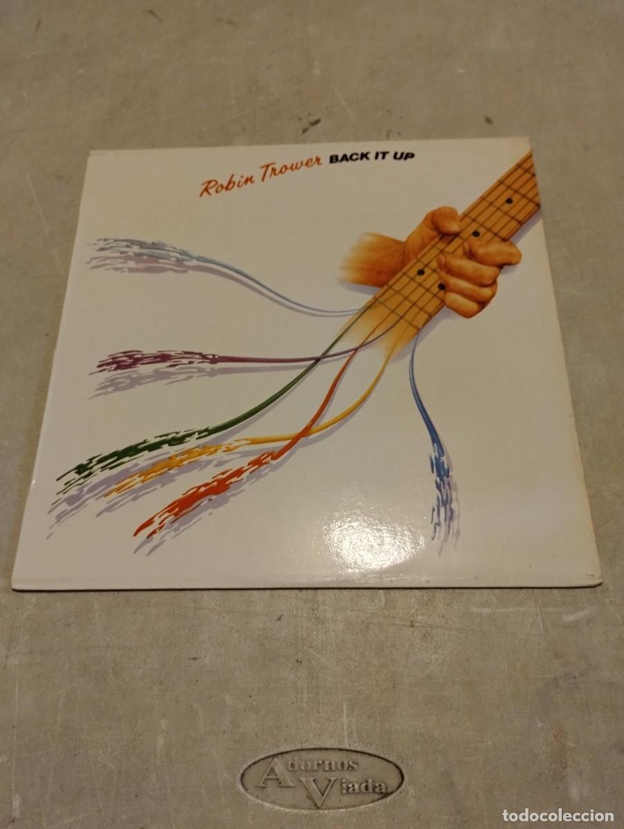 Discos de vinilo: Robin Trower LP Back It Up Esp.1983 - Foto 1