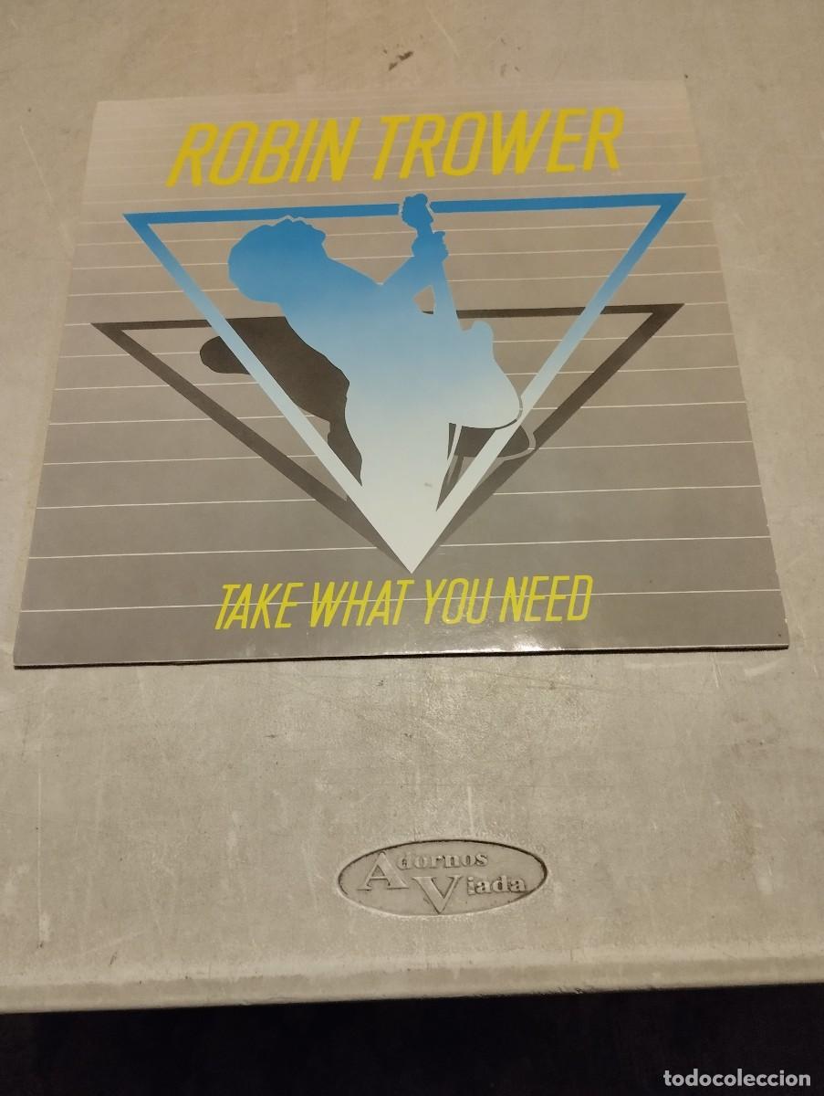 Discos de vinilo: Robin Trower LP Take What You Need Ger.1988 - Foto 1