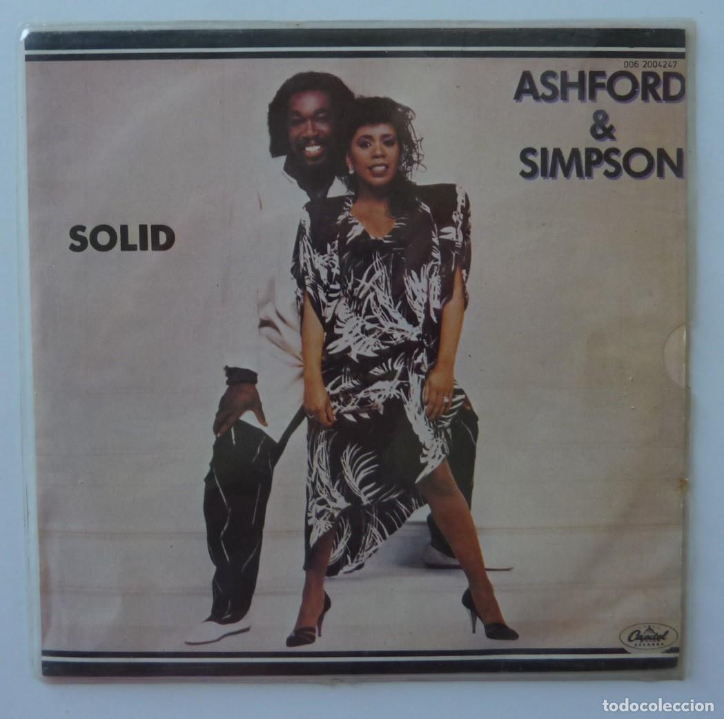 Discos de vinilo: ASHFORD & SIMPSON // SOLID // 1985 // SINGLE - Foto 1