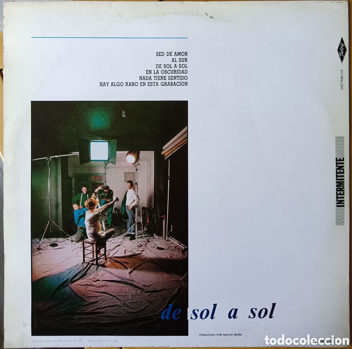Discos de vinilo: Presuntos Implicados - De sol a sol, 1987 - Foto 2