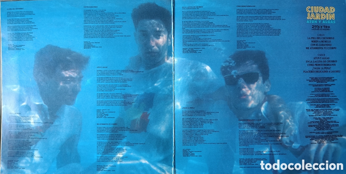 Discos de vinilo: Ciudad Jard&iacute;n, 1991 - At&uacute;n y Algas - Foto 2