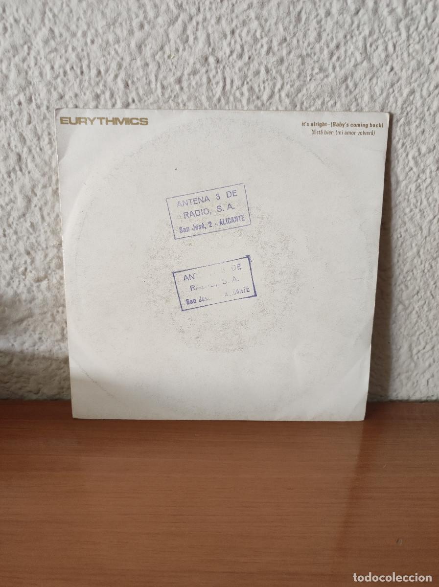 Discos de vinilo: Eurythmics &ndash; Its Alright (Babys Coming Back) - Foto 1
