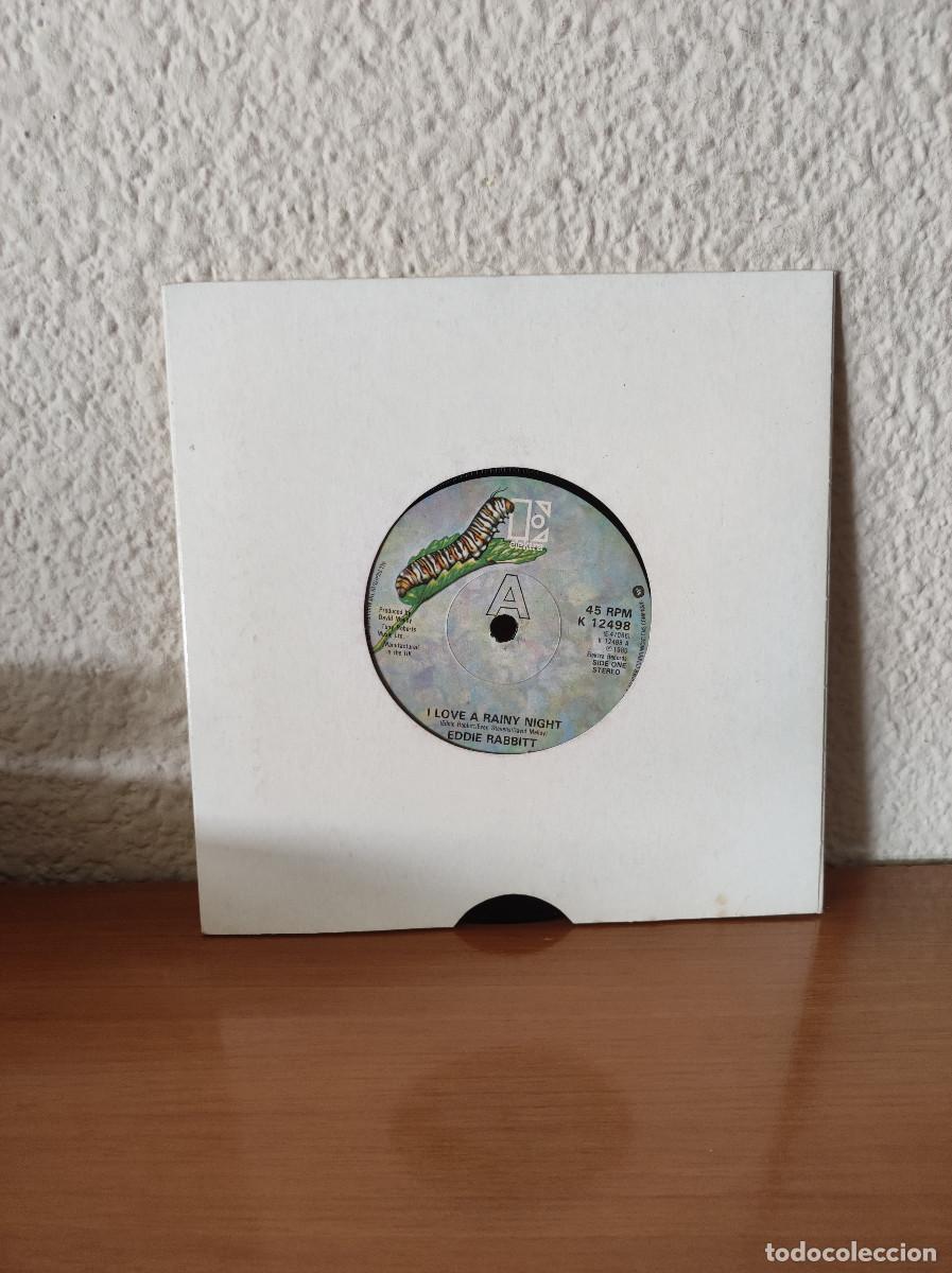 Discos de vinilo: Eddie Rabbit &ndash; I Love A Rainy Night - Foto 1