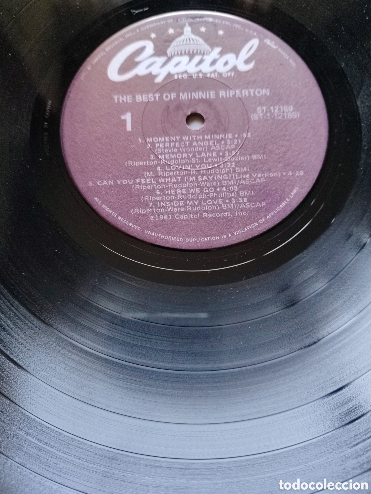 Discos de vinilo: Minnie Riperton - The Best of.. - Foto 3