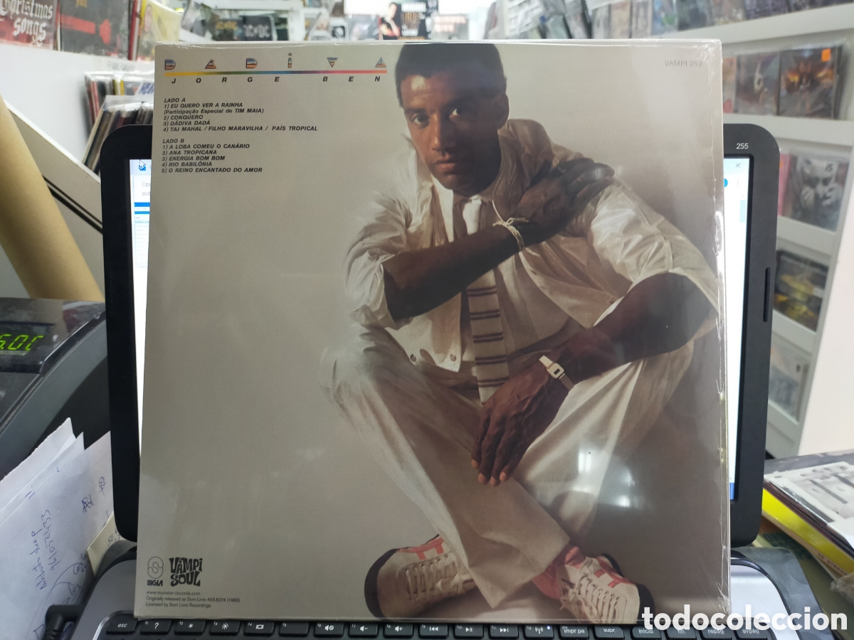 Discos de vinilo: Jorge ben LP d&aacute;diva precintado - Foto 2