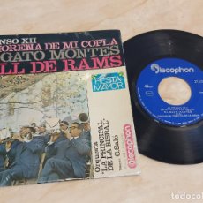 Discos de vinilo: ORQUESTA LA PRINCIPAL DE LA BISBAL / BALL DE RAMS +3 / EP-DISCOPHON-1965 / MBC. ***/***