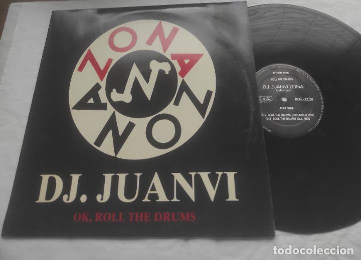 Discos de vinilo: DJ Juanvi &lrm;&ndash; Ok, Roll The Drums-MAXI-ESPA&Ntilde;A-**