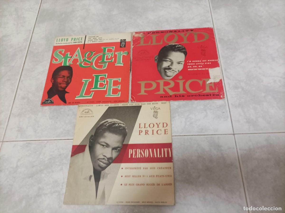 Discos de vinilo: Lloyd Price eps lote - Foto 1
