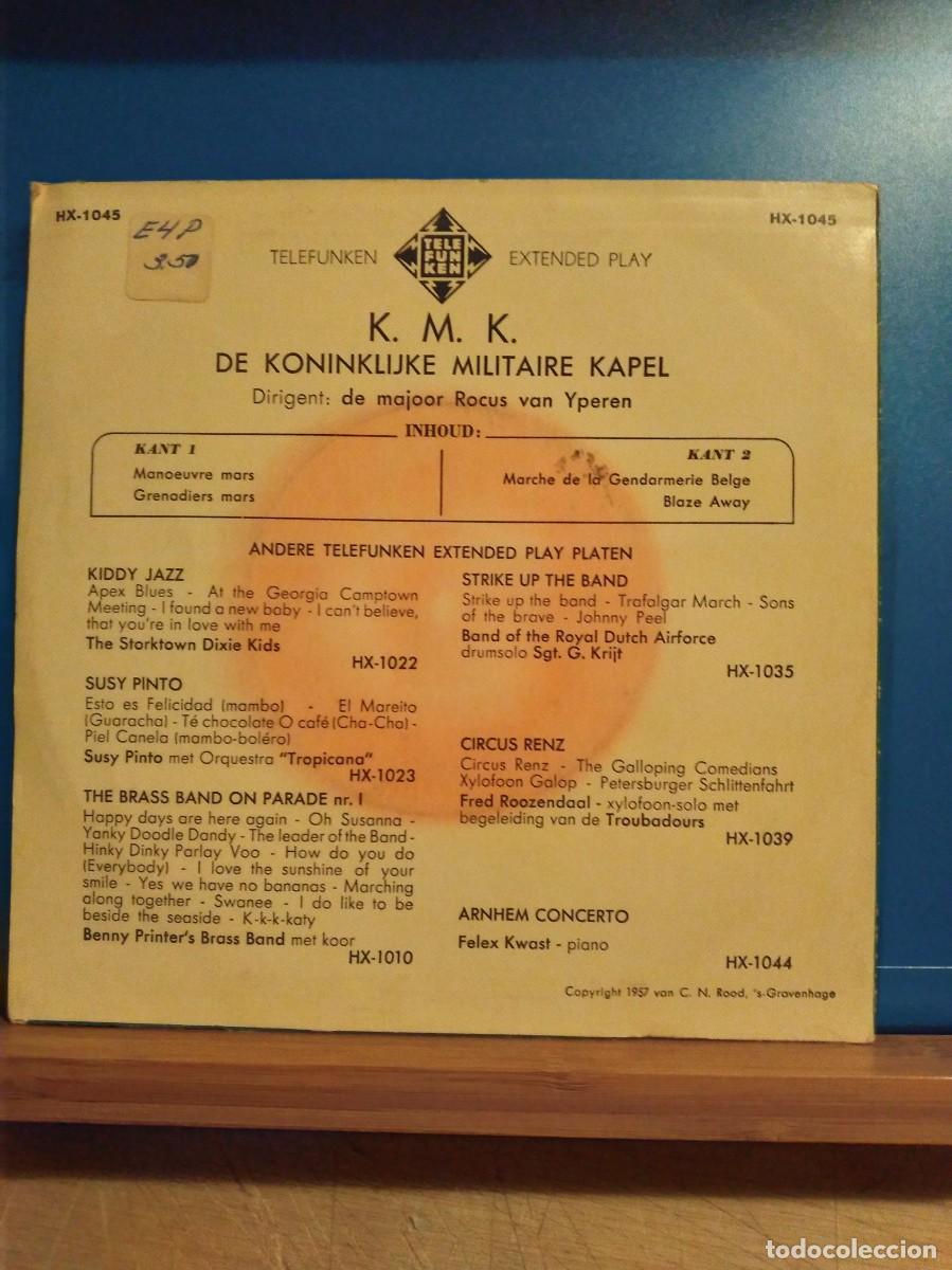 Discos de vinilo: Kmk Manoeurve Mars Granadiers Mars EP. - Foto 2