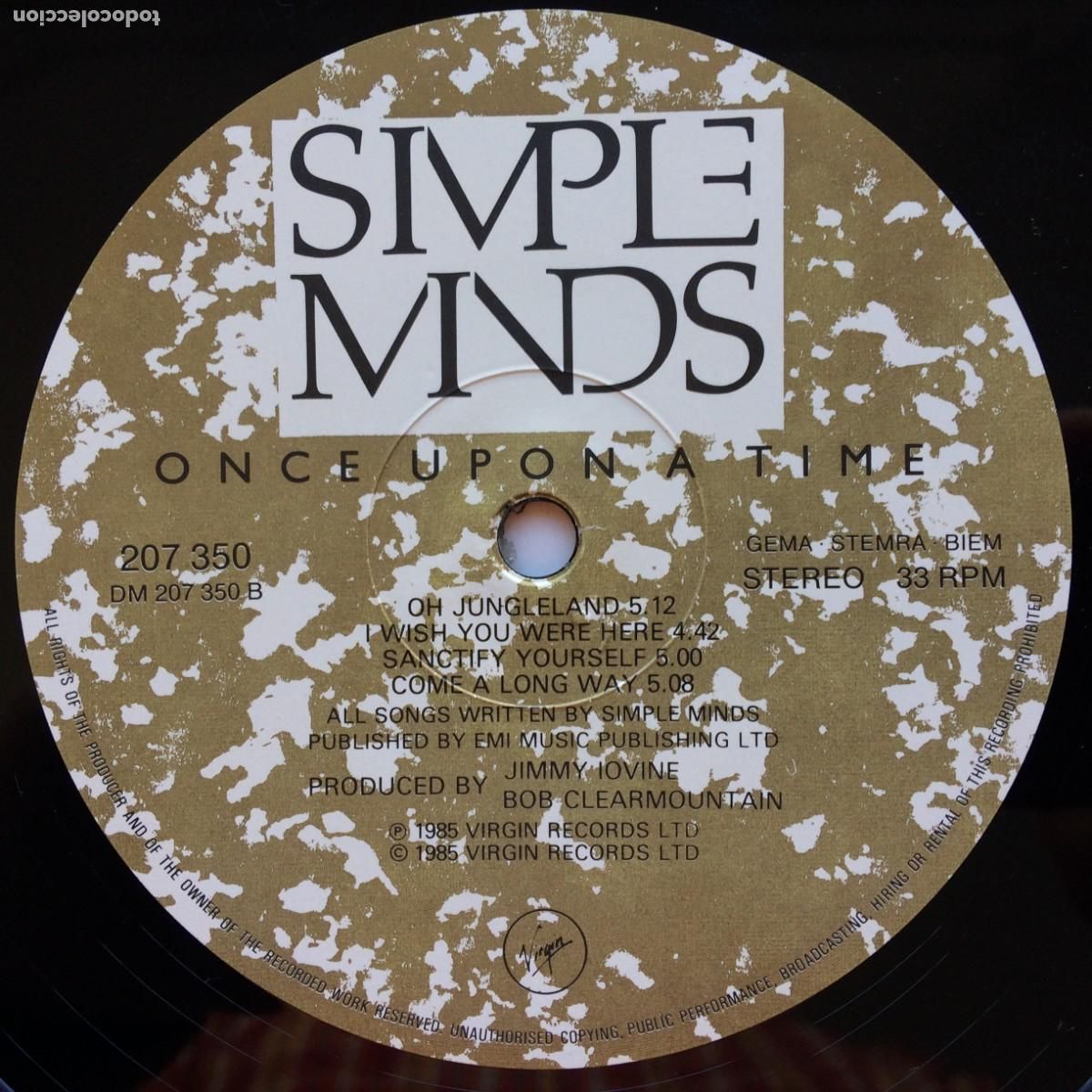 Discos de vinilo: Simple Minds &lrm;&ndash; Once Upon A Time , Germany 1985 Virgin* - Foto 4