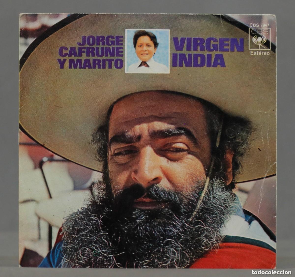 Discos de vinilo: SINGLE. Jorge Cafrune Y Marito &ndash; Virgen India - Foto 1