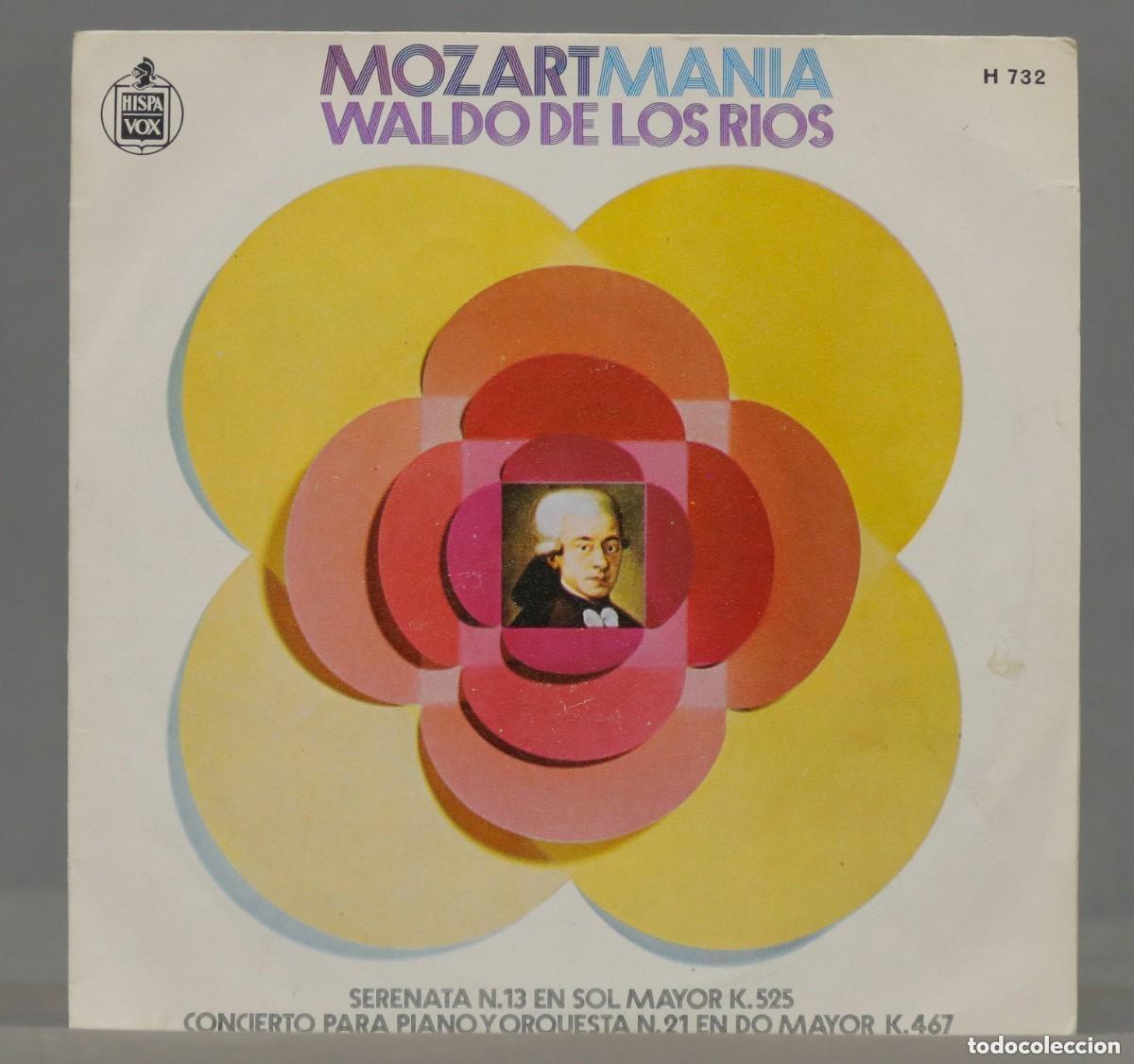 Discos de vinilo: SINGLE. Waldo De Los Rios &ndash; Mozartmania - Foto 1
