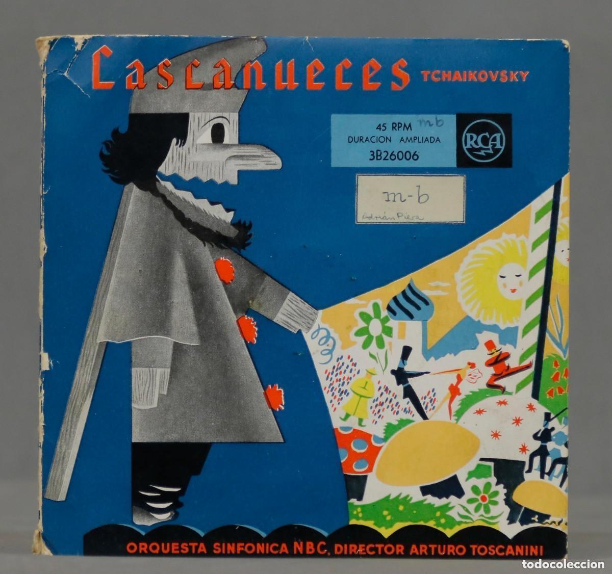 Discos de vinilo: EP. TCHAIKOVSKY. CASCANUECES. TOSCANINI - Foto 1