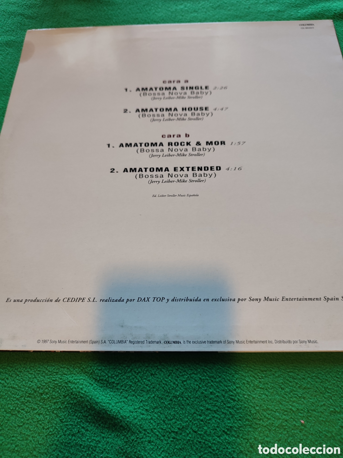 Discos de vinilo: Lucas y sus Janders - Amatoma Remix - Foto 2
