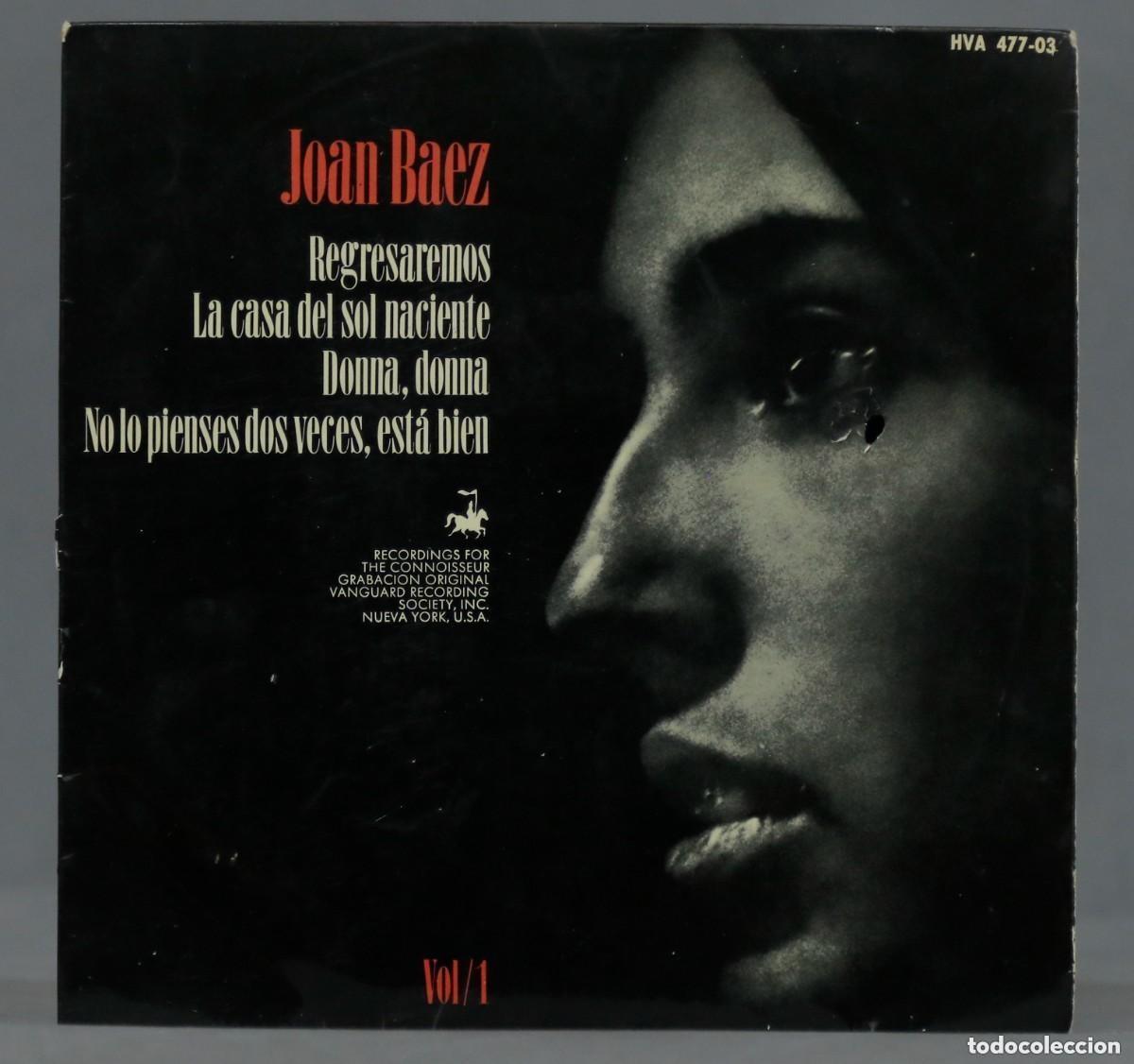 Discos de vinilo: EP. Joan Baez &ndash; Vol/1 - Foto 1
