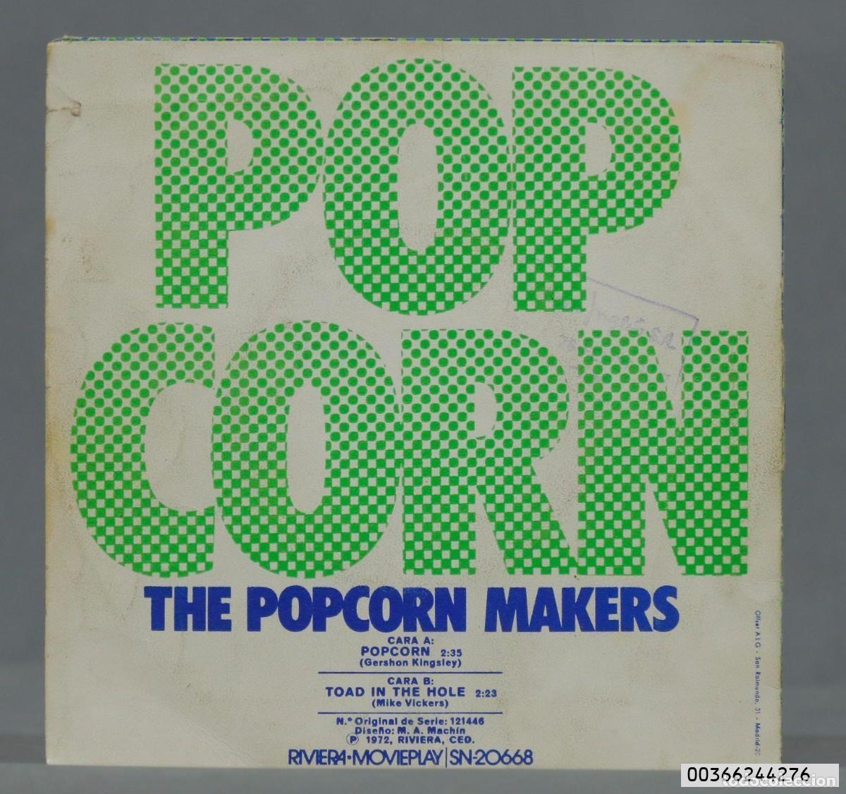 Discos de vinilo: SINGLE. The Popcorn Makers &ndash; Pop Corn - Foto 2