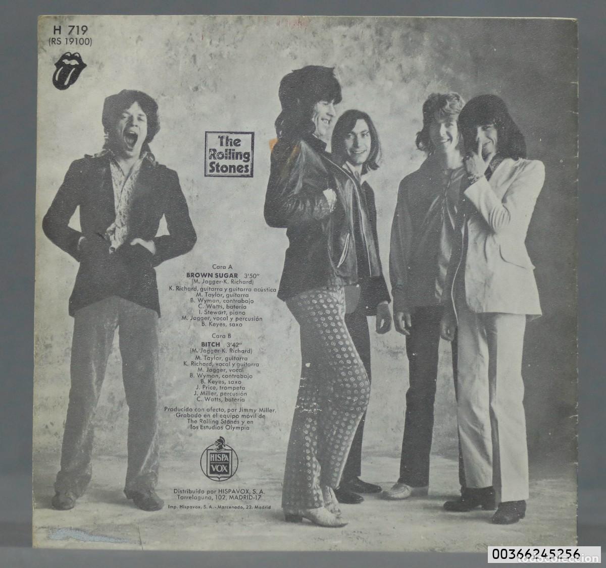 Discos de vinilo: SINGLE. The Rolling Stones &ndash; Brown Sugar / Bitch - Foto 2