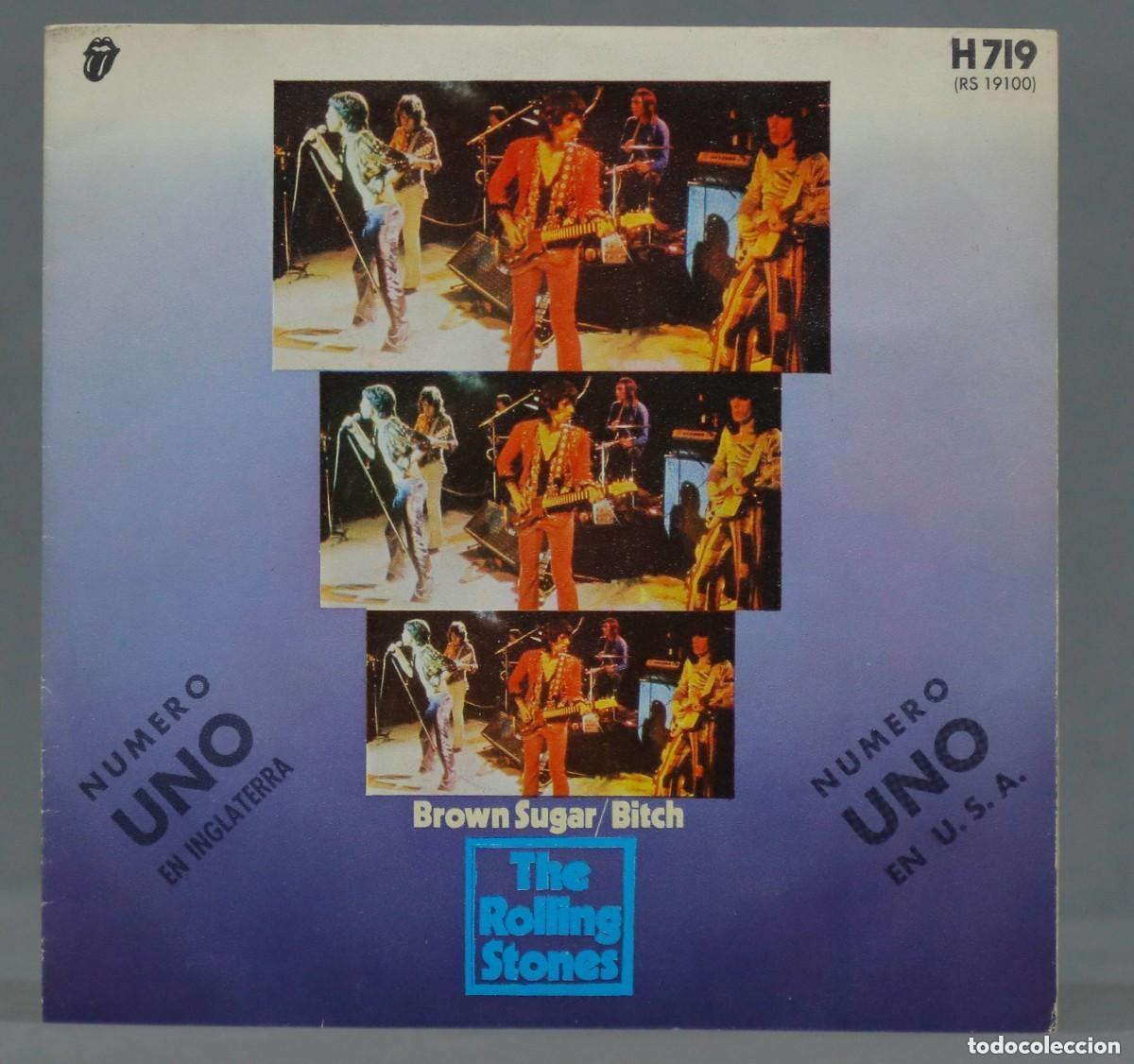 Discos de vinilo: SINGLE. The Rolling Stones &ndash; Brown Sugar / Bitch - Foto 1
