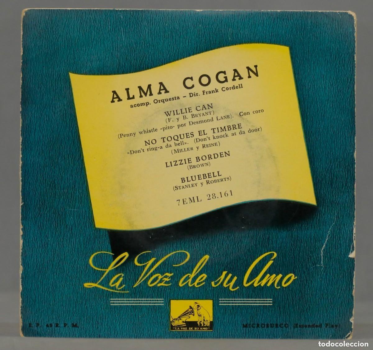 Discos de vinilo: EP. Alma Cogan &ndash; Skokiaan - Foto 1