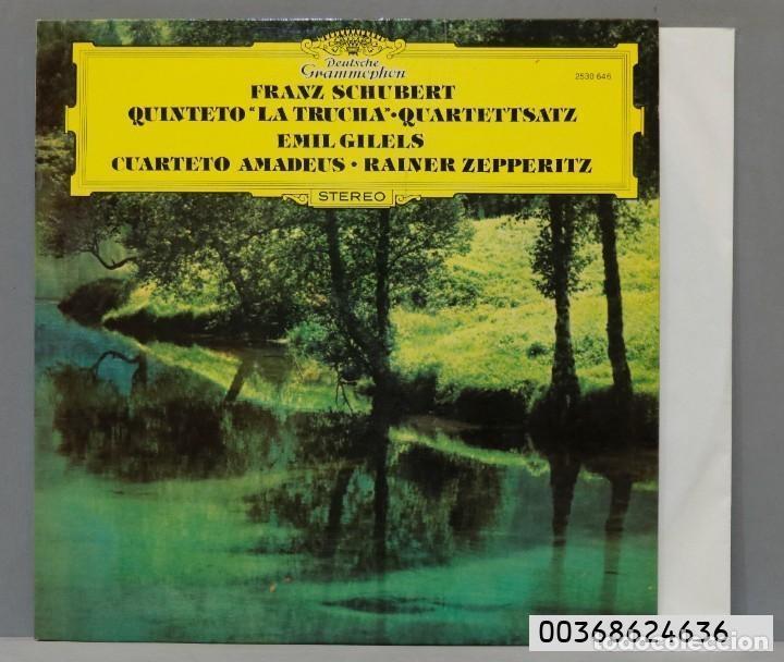 Discos de vinilo: LP. QUINTENTO LA TRUCHA. SCHUBERT. GILELS - Foto 1