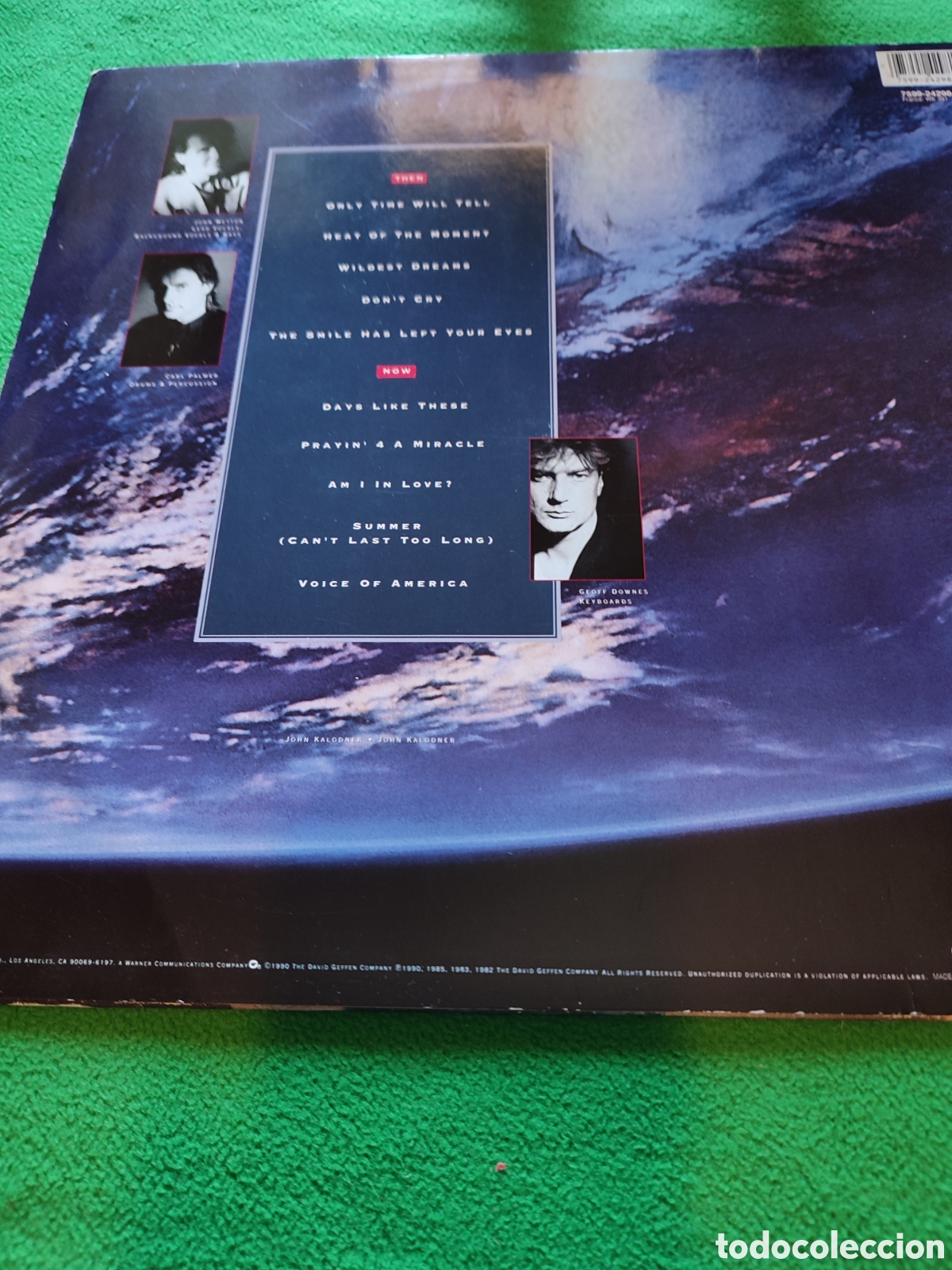 Discos de vinilo: Asia - Then & Now vinilo Lp 1990 - Foto 2