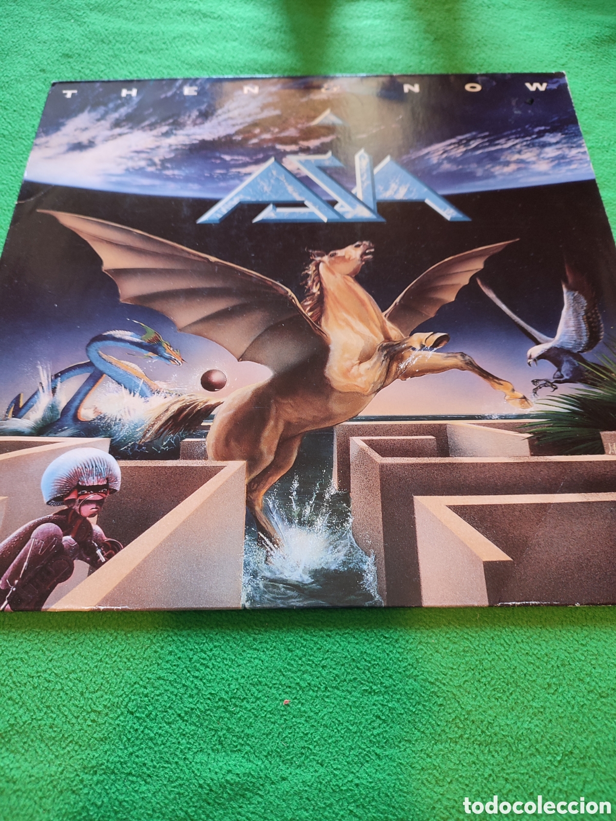 Discos de vinilo: Asia - Then & Now vinilo Lp 1990 - Foto 1