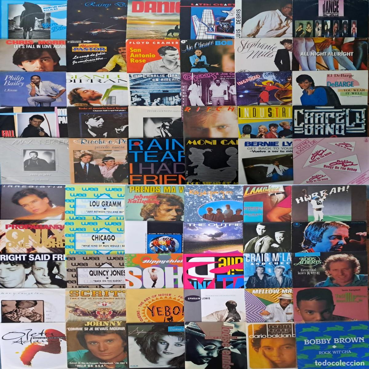 Vinyl records: Lote N&ordm; 20 - 60 Discos Single De Vinilo 7&rdquo; - Artistas Extranjeros - Todos Revisados. Muy Buen Estado