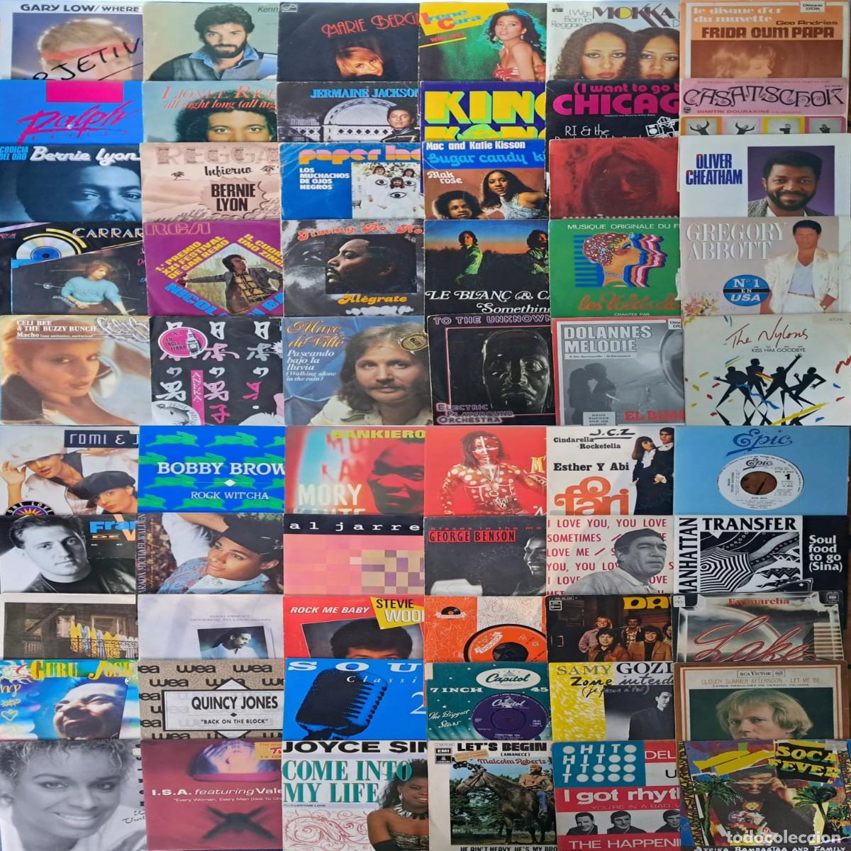 Vinyl records: Lote N&ordm; 22 - 60 Discos Single De Vinilo 7&rdquo; - Artistas Extranjeros - Todos Revisados. Muy Buen Estado