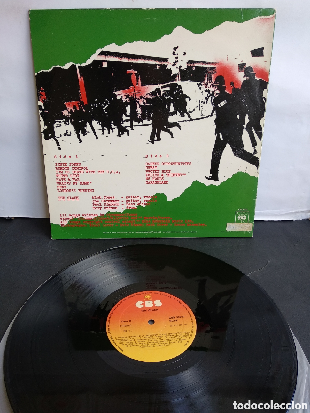 Discos de vinilo: *THE CLASH, SPAIN, CBS, 1990, LA.5 - Foto 2