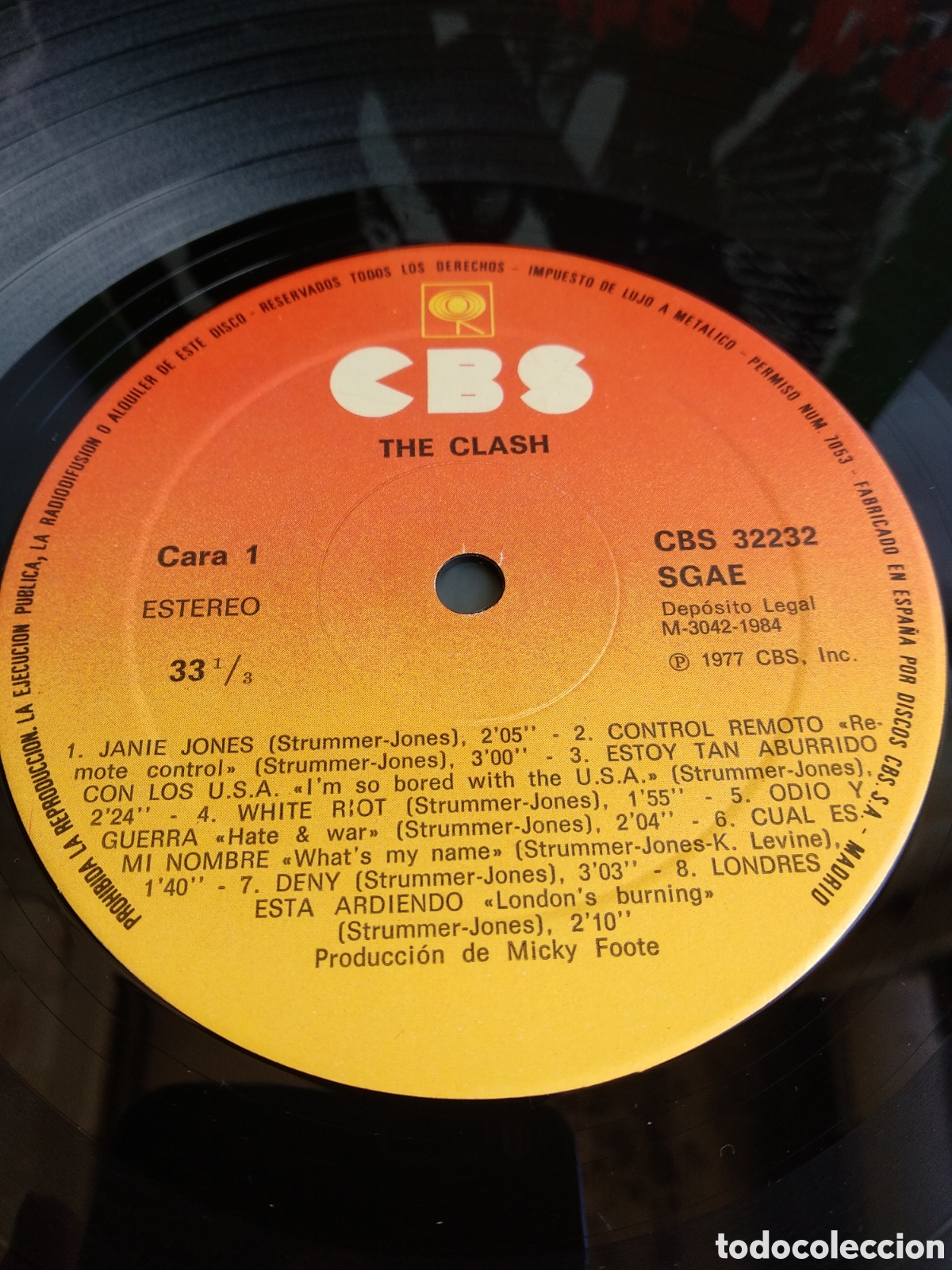 Discos de vinilo: *THE CLASH, SPAIN, CBS, 1990, LA.5 - Foto 4