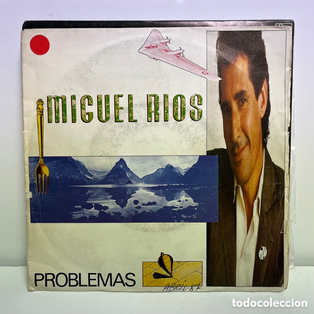 Discos de vinilo: Miguel R&iacute;os - Problemas (7&rdquo;, Single) - Foto 1