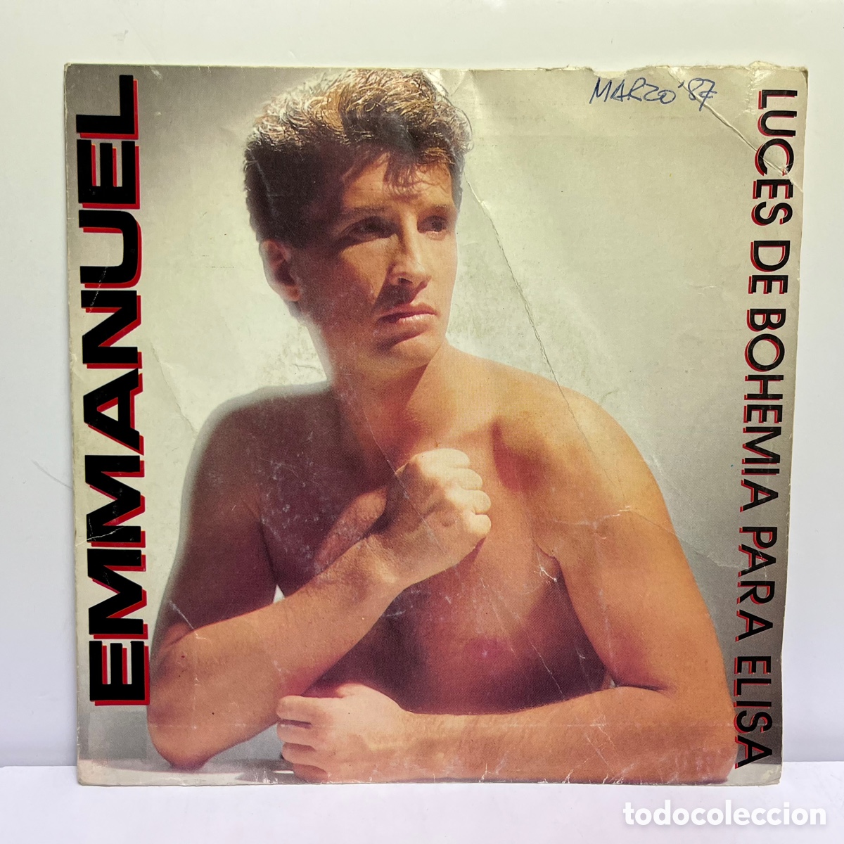 Discos de vinilo: Emmanuel - Luces De Bohemia Para Elisa (7&rdquo;, Single) - Foto 1