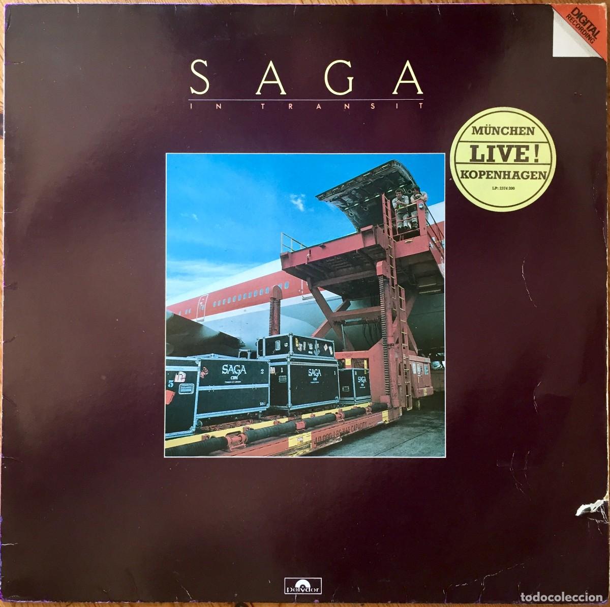 Discos de vinilo: SAGA : IN TRANSIT [POLYDOR - DEU 1982] LP - Foto 1