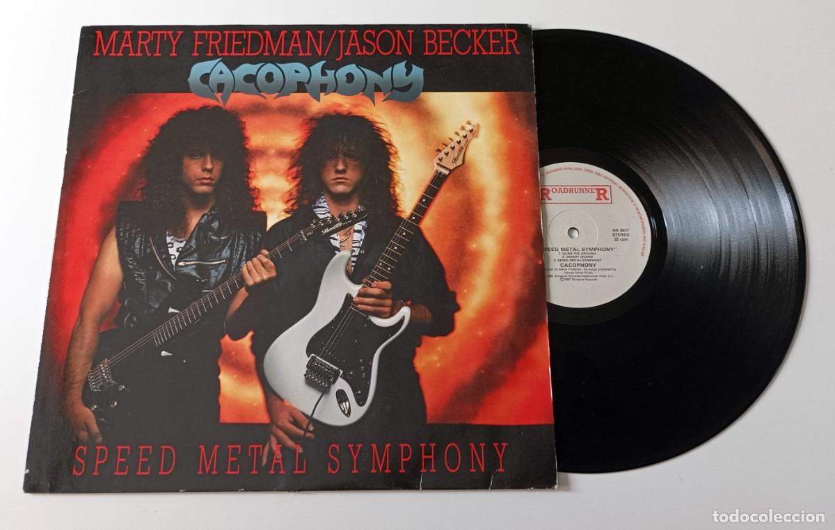 Discos de vinilo: LP CACOPHONY - SPEED METAL SYMPHONY - Foto 3