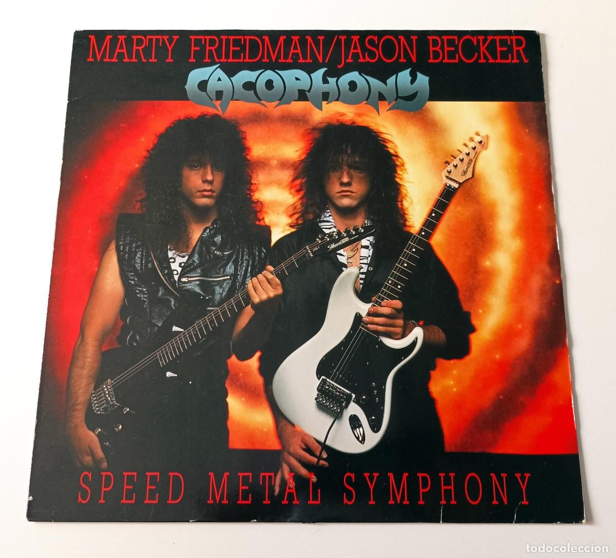 Discos de vinilo: LP CACOPHONY - SPEED METAL SYMPHONY - Foto 1